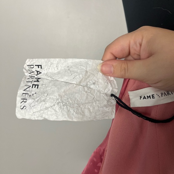 Fame and Partners Women's The Maude Wrap Dress - Lily Pink size 6 new - Picture 12 of 12